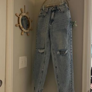 SHEIN size 26 denim mom jeans